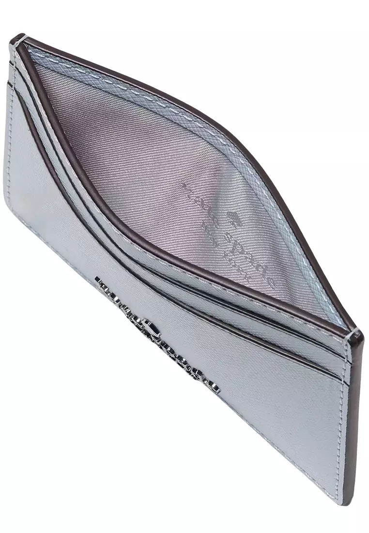 Madison Small Slim Card Holder - Watercolor Blue KI368