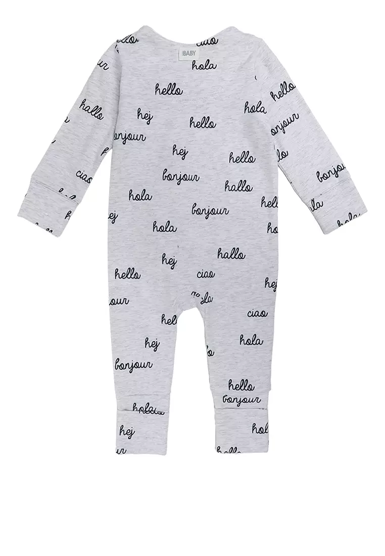 The Long Sleeves Zip Romper