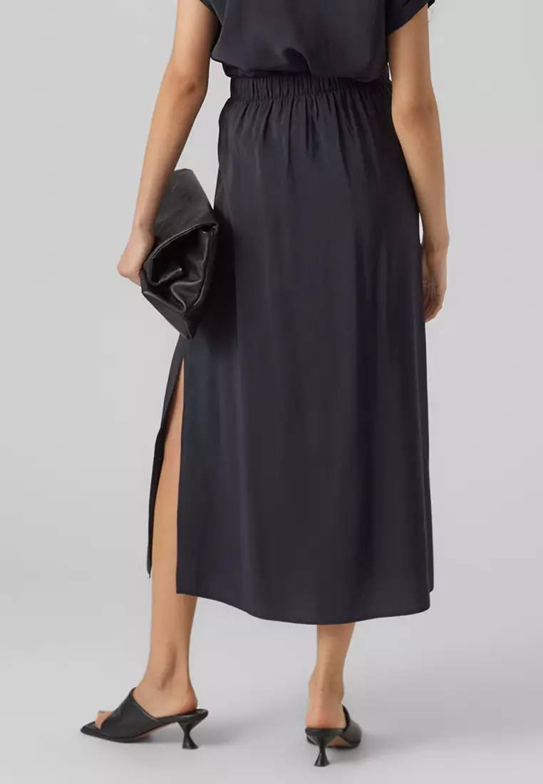 Vero moda satin discount skirt