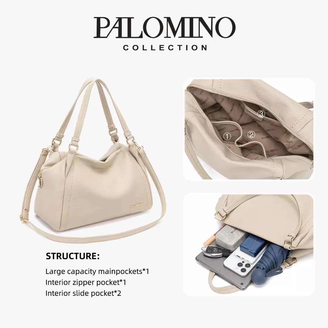 Palomino Selano Handbag Wanita Warna Cream