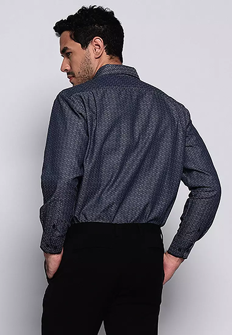 Kemeja Formal Reguler Tangan Panjang D465J22