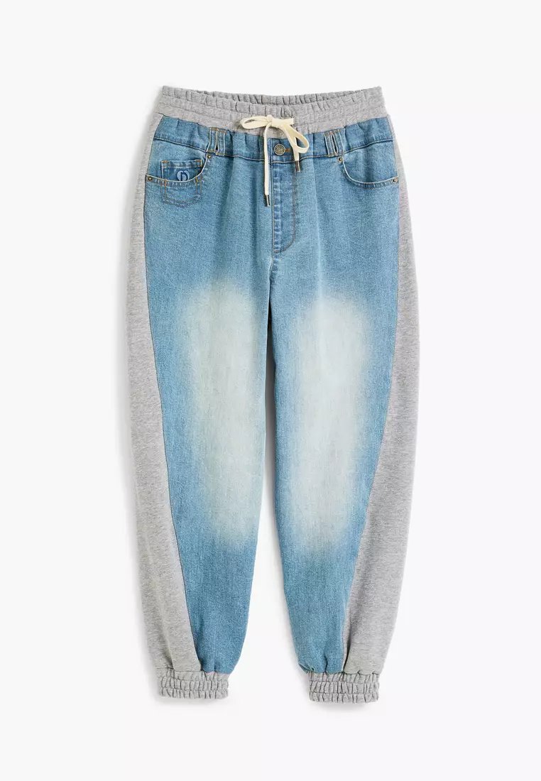 Jogger denim pants