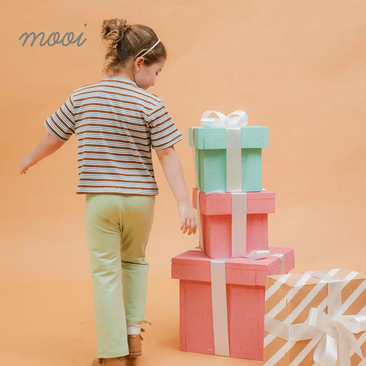 Mooi Celana Panjang Anak Perempuan Kyla Flared Pants - Blue Sky