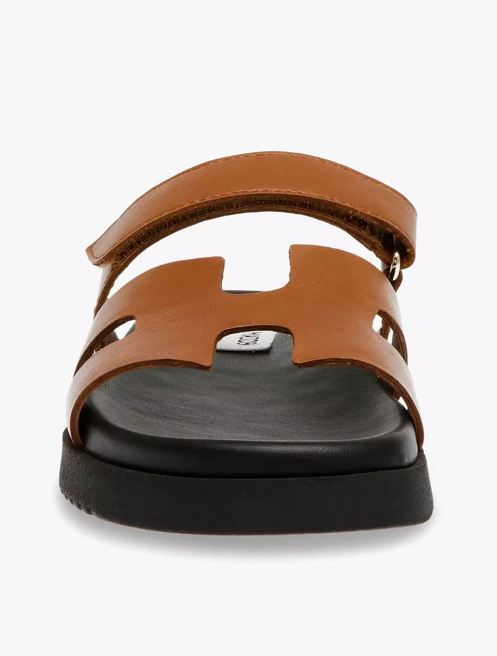 Steve Madden MAYVEN-CN Women's Flat Sandals- Cognac