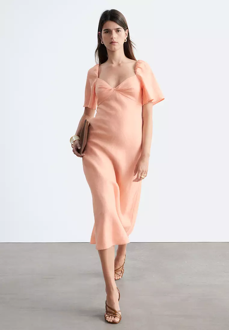 Linen Midi Dress