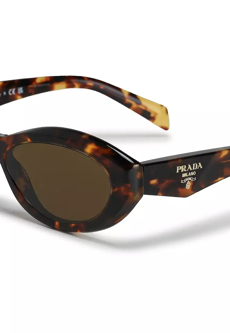 Prada Oval Symbole Sunglasses 2026 | Buy Prada Online | ZALORA