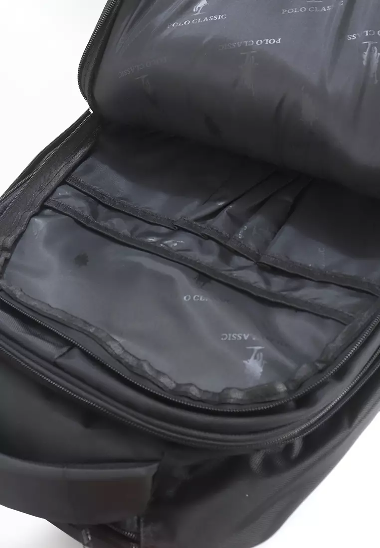 Polo Classic Backpack Trolley W6912-12 Black