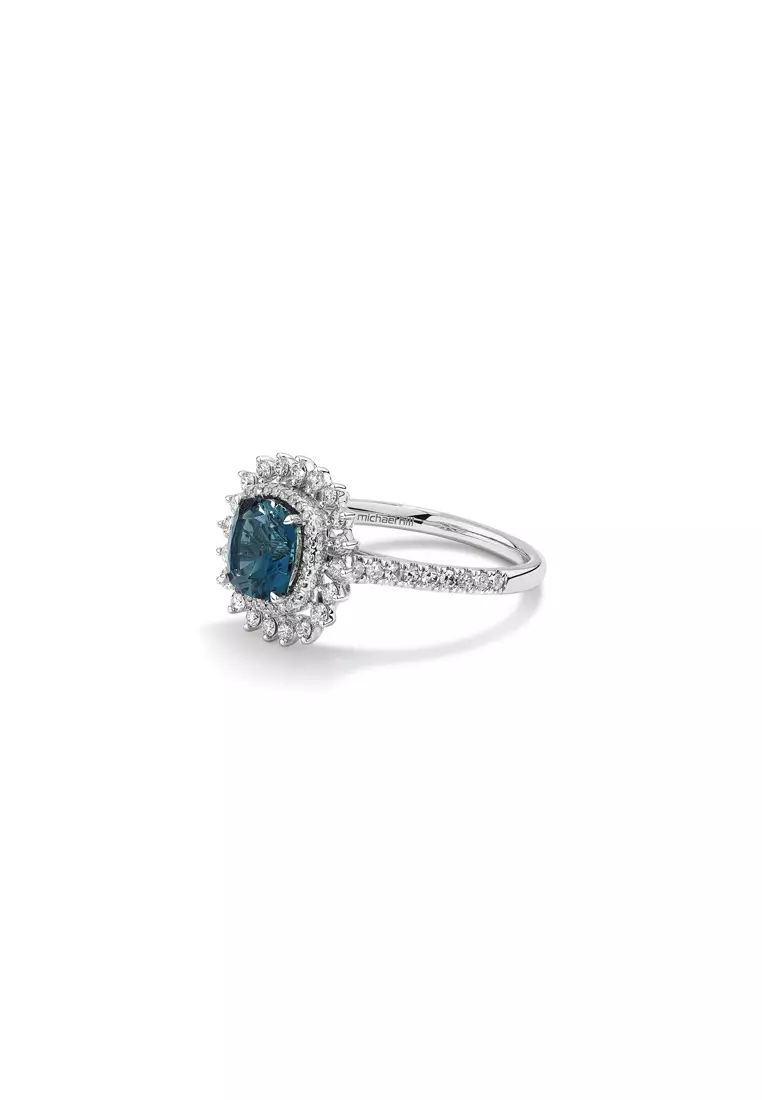 Michael hill shop blue topaz ring
