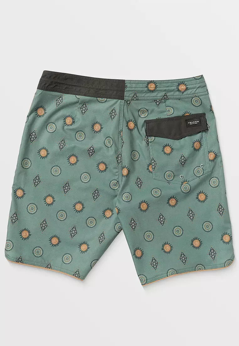 MBS MISTER FIB SCLP STONEY 19 BOARDSHORTS LIGHT OLIVE
