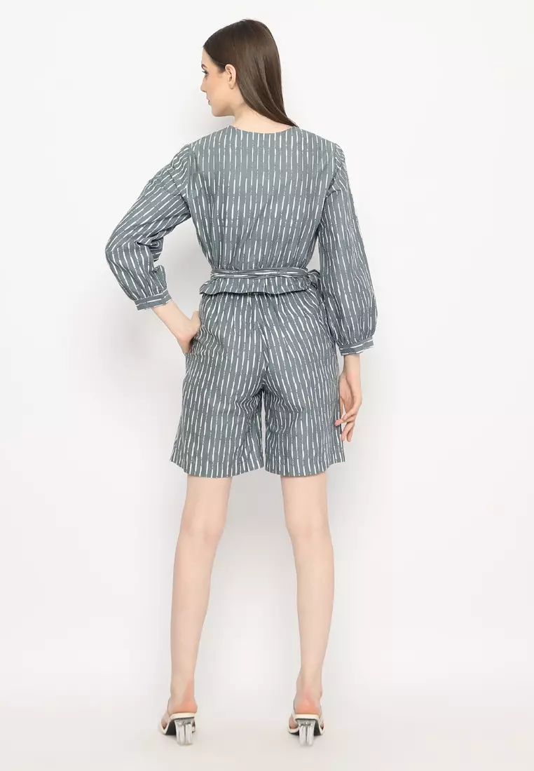 Setelan Alisha Nuria Midi Grey