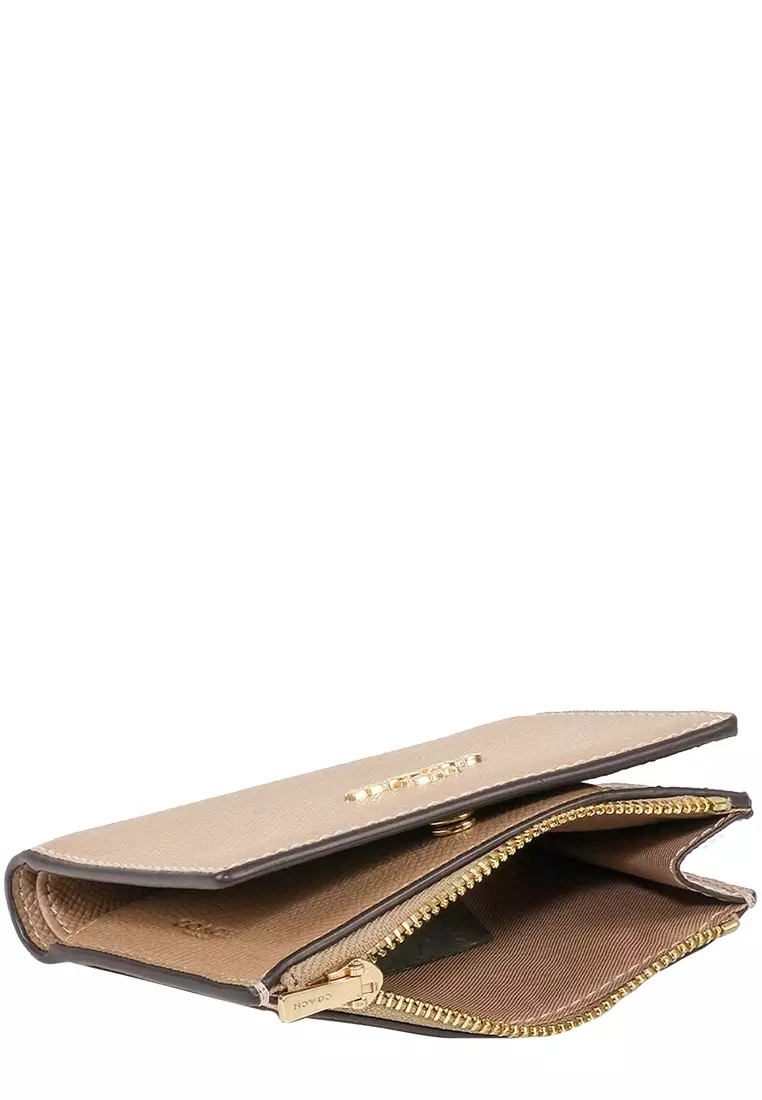 Coach Bifold Wallet in Taupe CR983