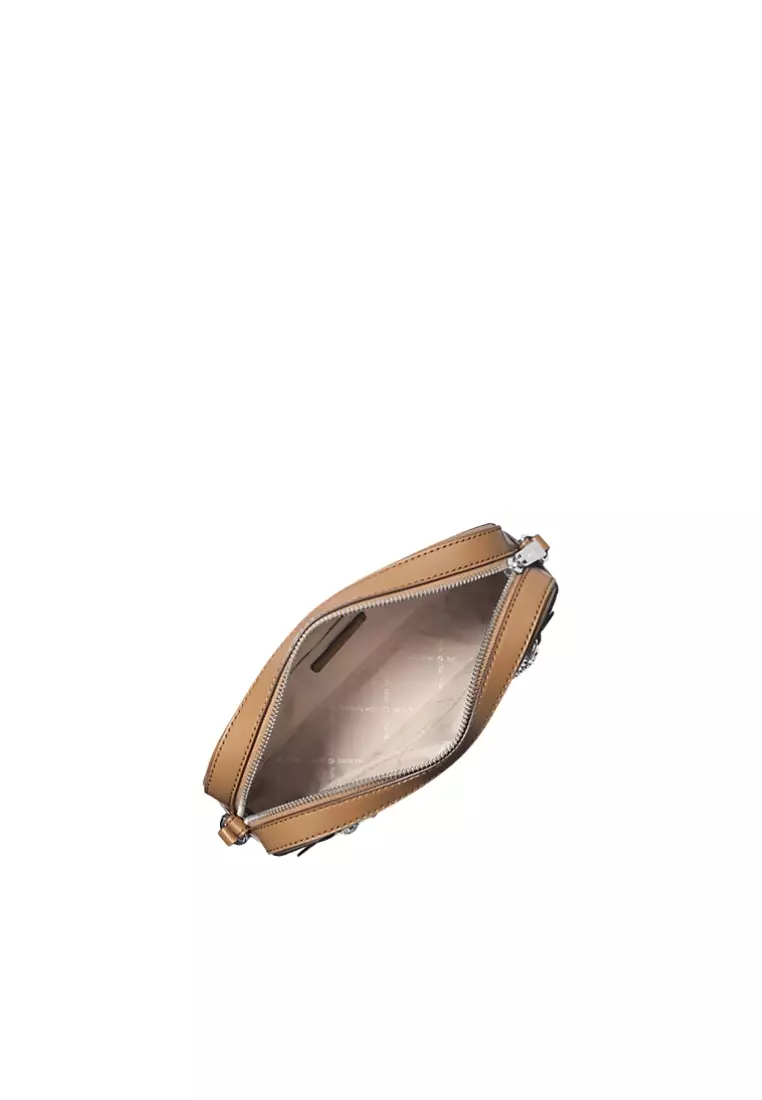 Michael Kors Signature Logo Ombre Jet Set Large Crossbody Bag In Husk 35R5STTC9V