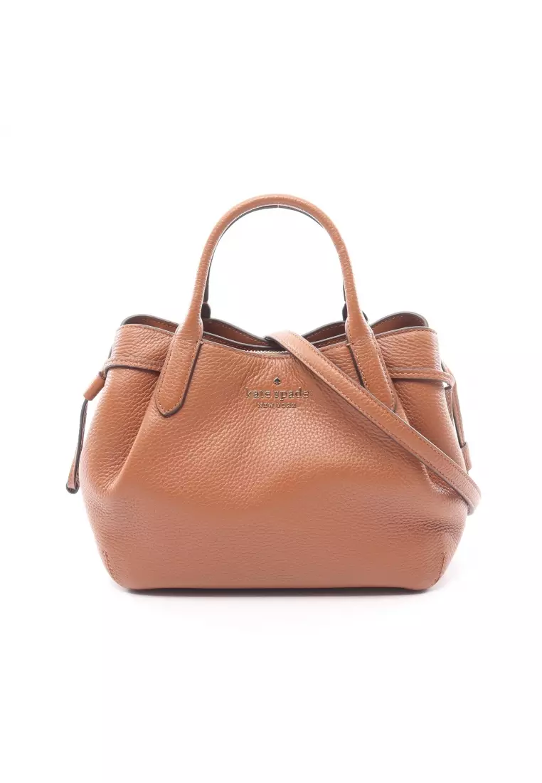 kate spade brown leather handbag