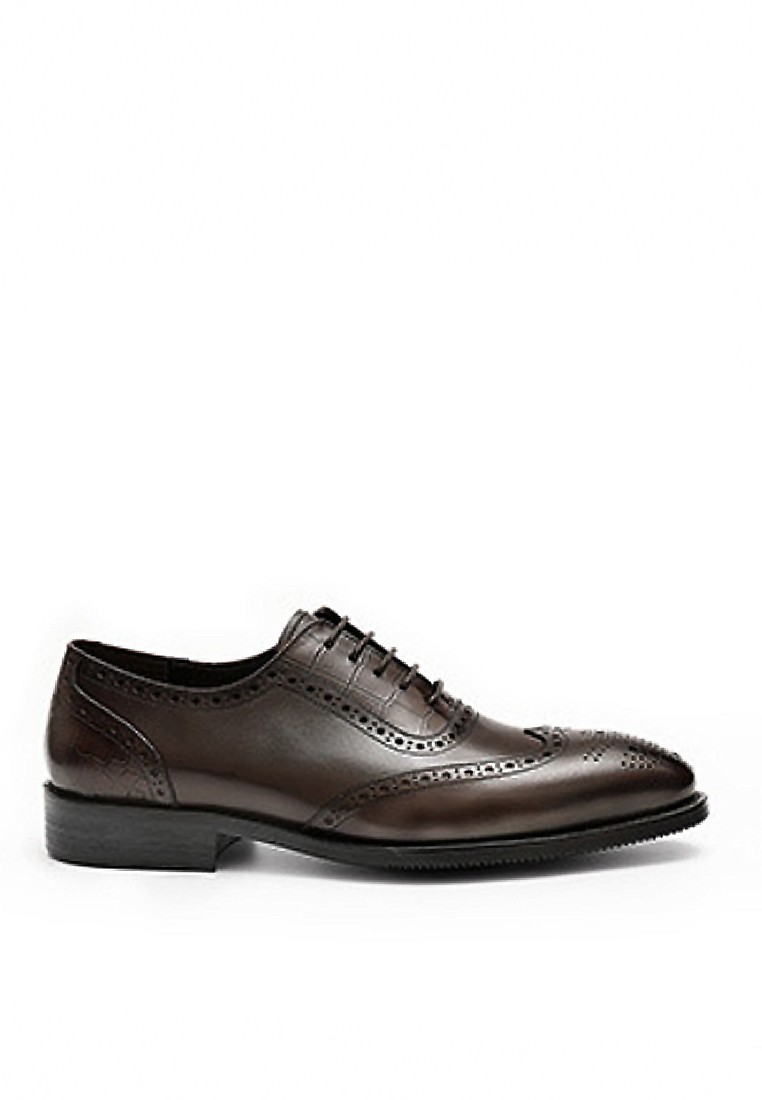 VANSA Brogue Top Layer Cowhide Oxford Shoes VSM-F201704A