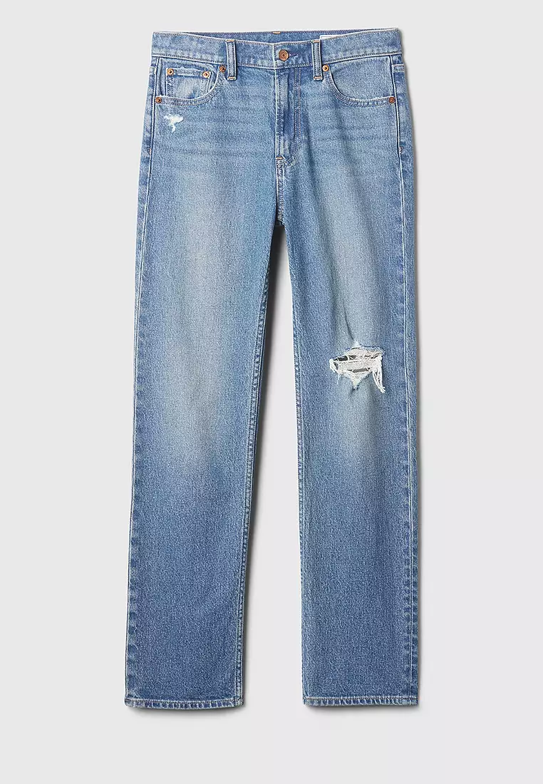 Buy GAP 90s Straight High Rise Jeans 2025 Online ZALORA