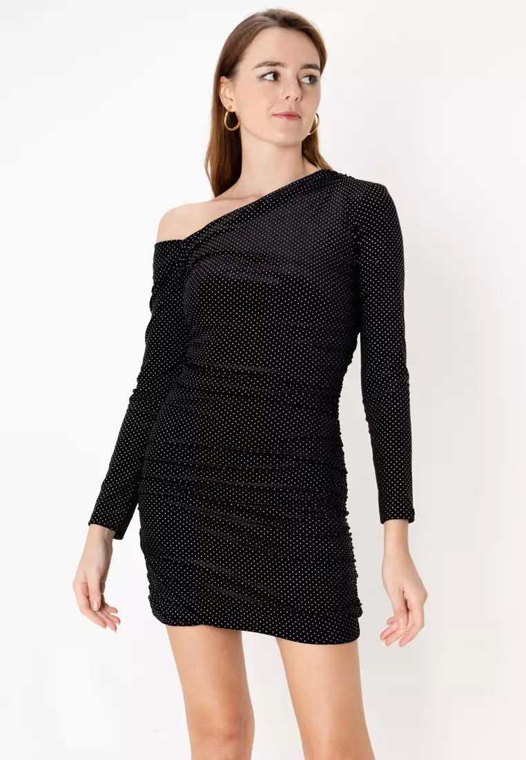 Zara dress dots cheap
