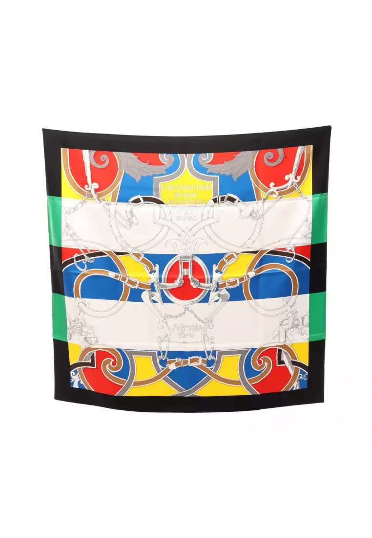 Buy Hermes Pre-Loved Hermès carres 90 L'Instruction du Roy scarf
