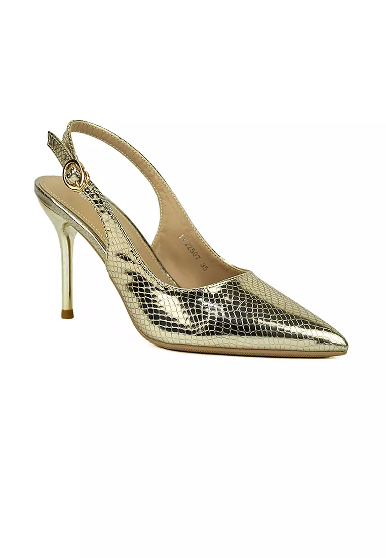 Discount on Mario D' boro Runway  shoes - SKU: Women's Heeled Sandals LV 22507 Gold C13