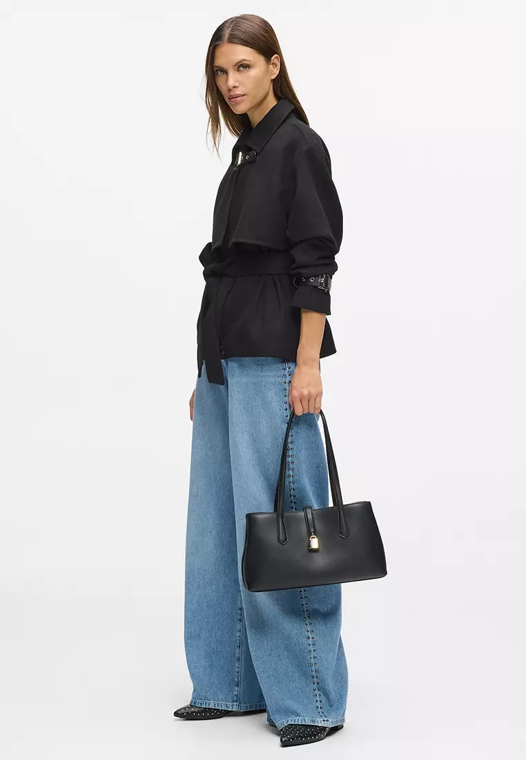 K/Autograph Padlock East West Tote Bag