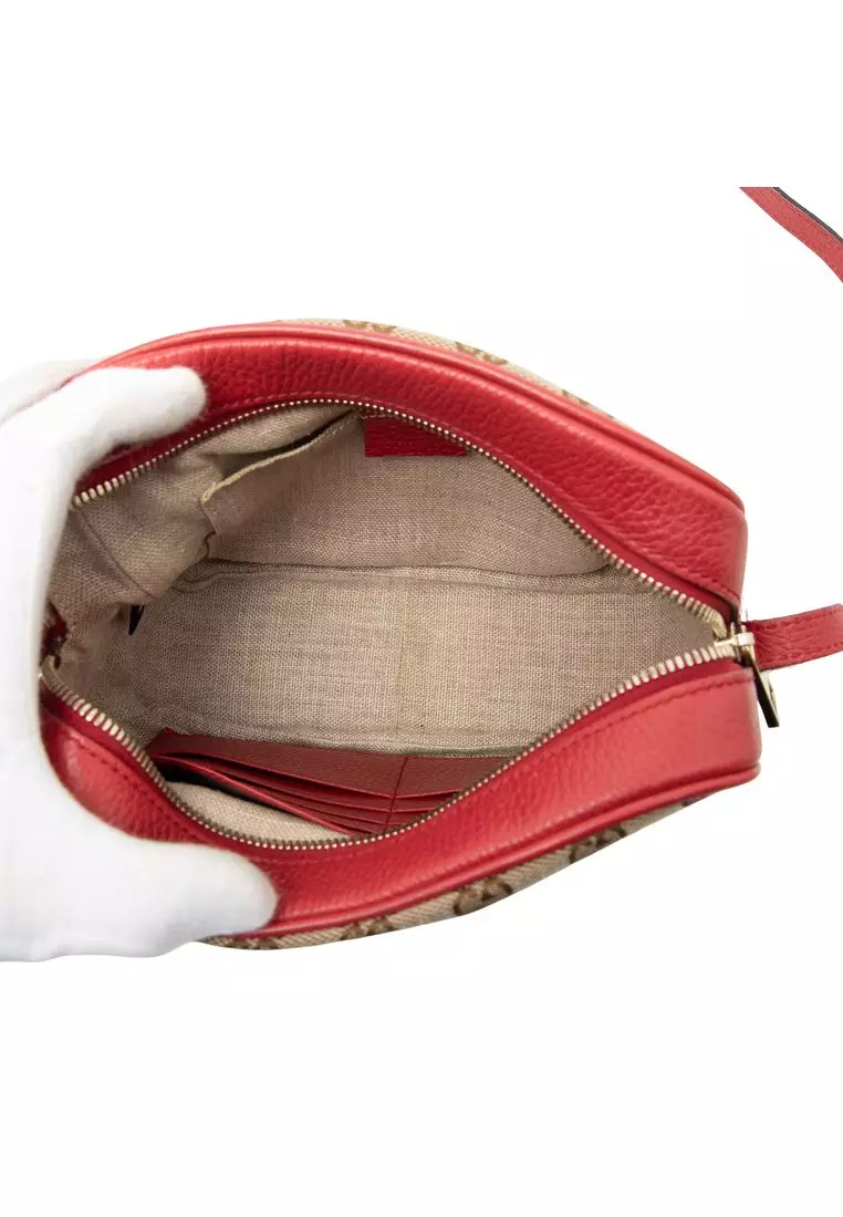 Pre-Loved Gucci Gg Canvas Bree Crossbody