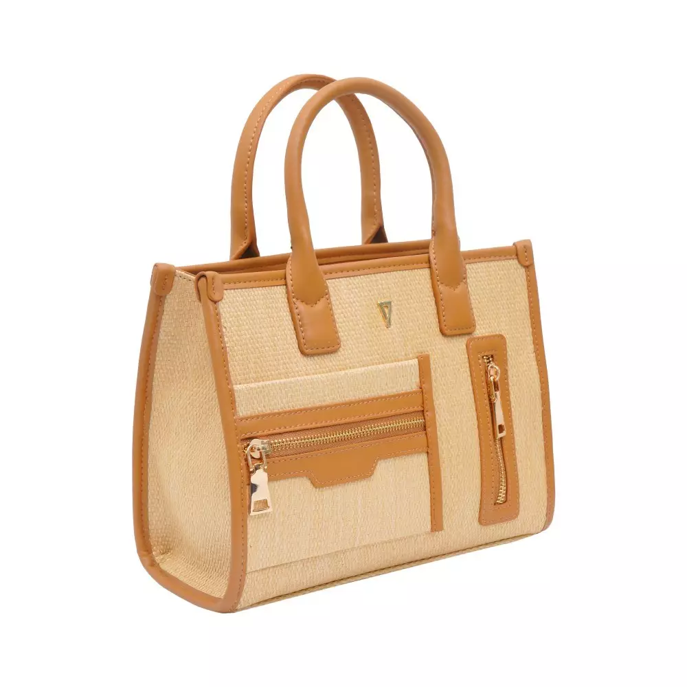 [THYS] ILOOK TAS TANGAN SHOPPER WOVEN MEDIUM - COKELAT