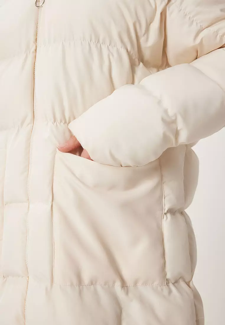 Hoodie Oversize Long Puffer Coat