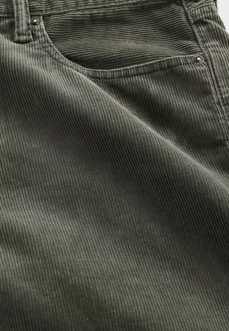 Corduroy Relaxed Straight Pants