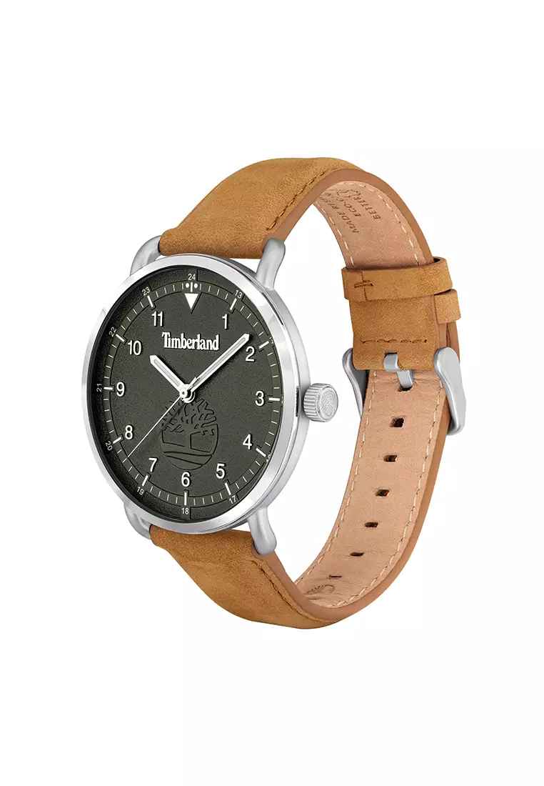 Robbinston Brown Leather Strap Analog Watch TBL-TDWJA2001301
