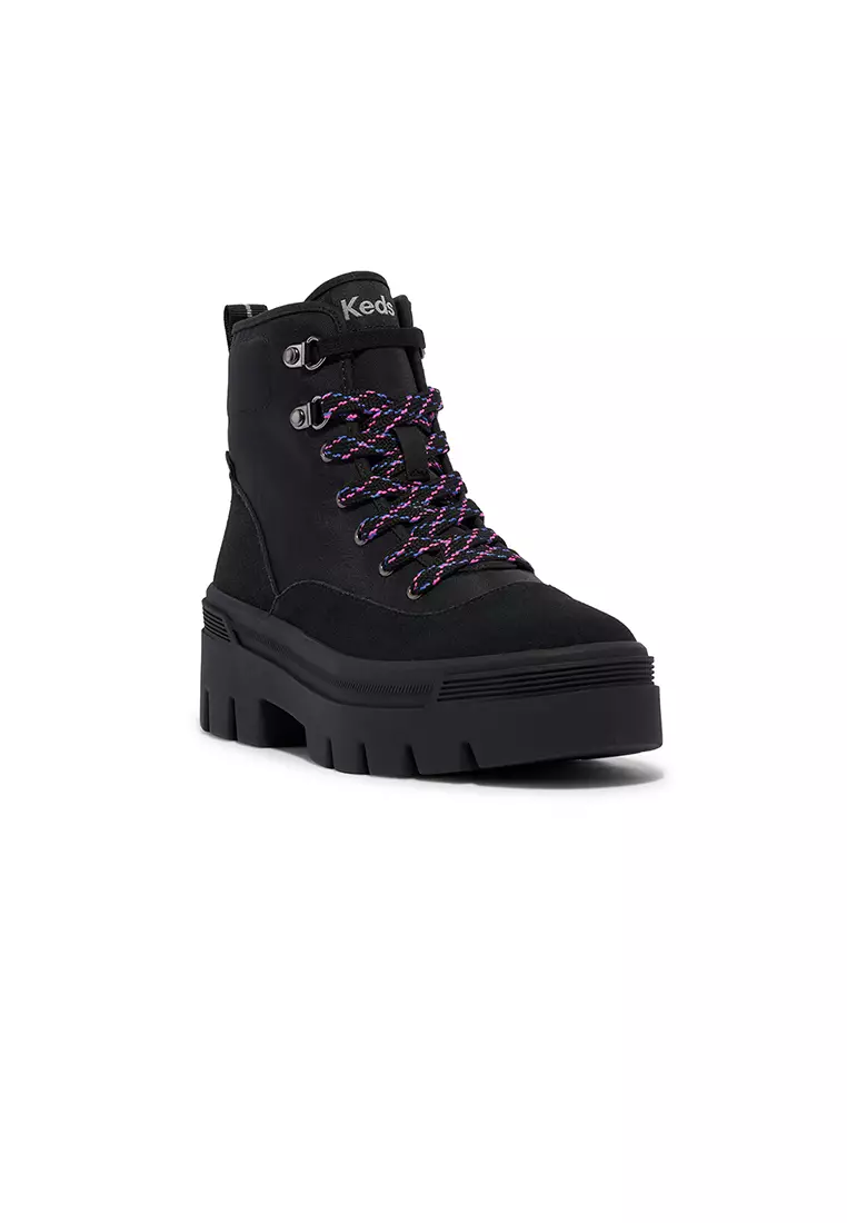 Womens' Soho Boot Nylon/Suede Black (WH68154)