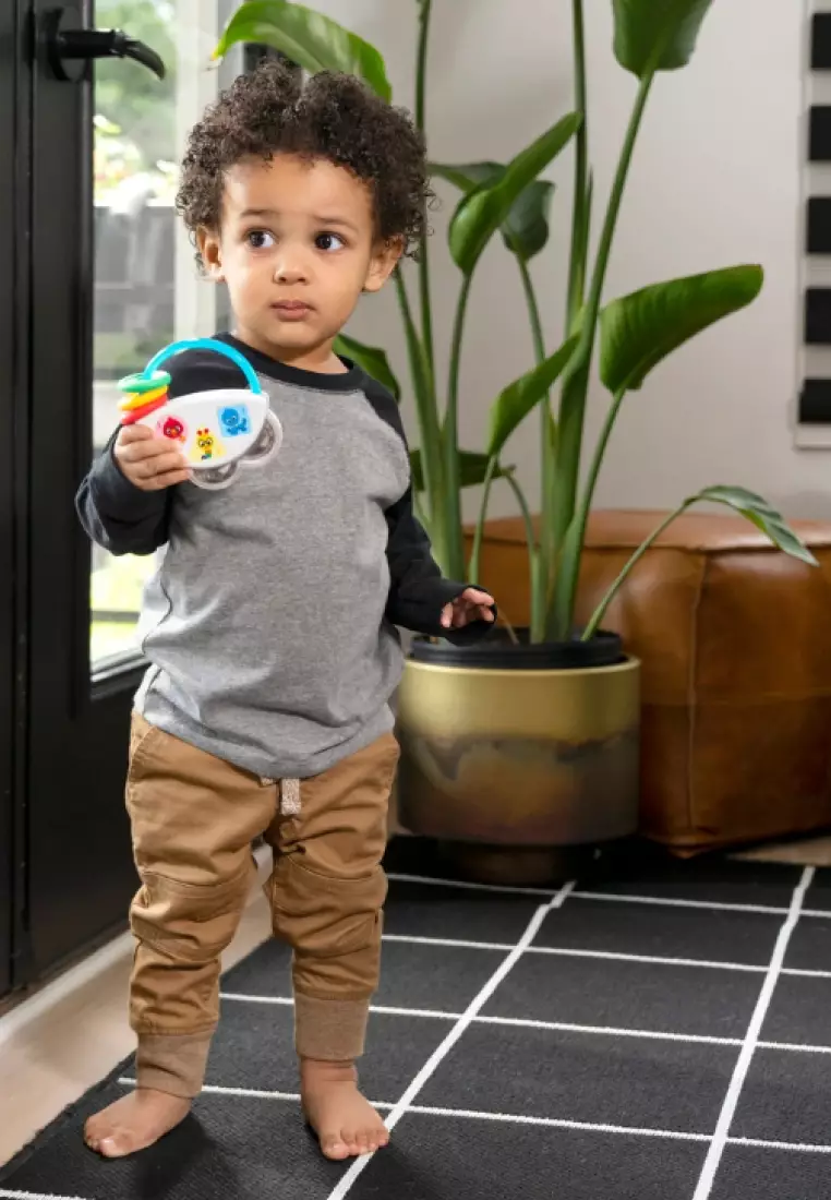 Baby Einstein Tiny Tambourine Musical Toy And Rattle Toy
