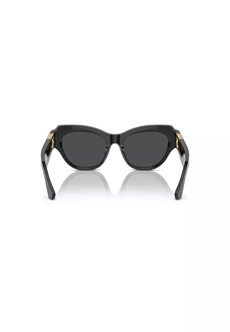 Women's Irregular Frame Dark Grey Acetate Sunglasses - BE4423