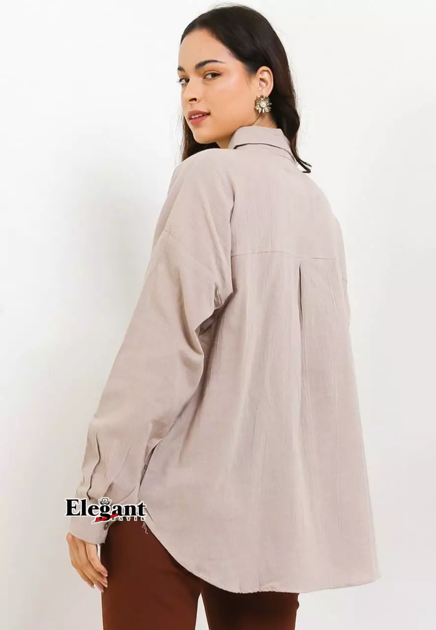 Sulfi Blouse Oversize Mocca