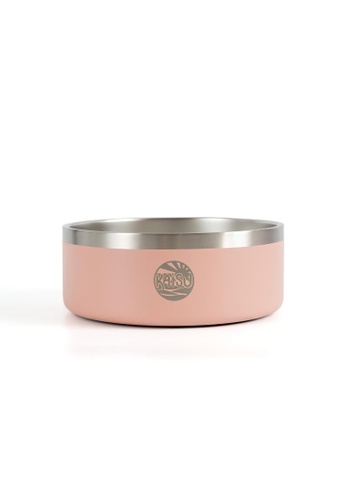 KAISU pink Kaisuph Insulated Stainless Steel Pet Bowl In Sakura 32oz 6CC6FESDABD151GS_1