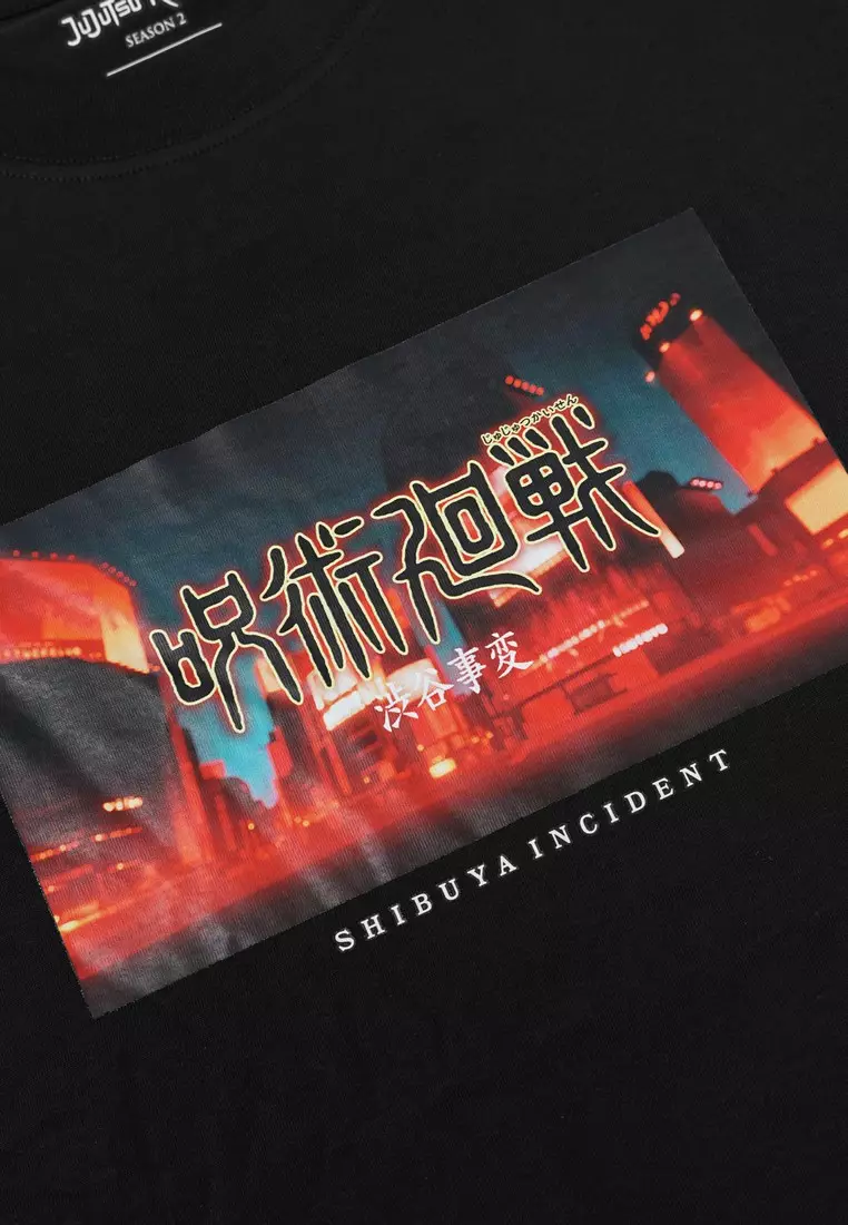 3Second x Jujutsu Kaisen T-Shirt Short Sleeve Regular Fit Cotton Shibuya Incident 37 110226