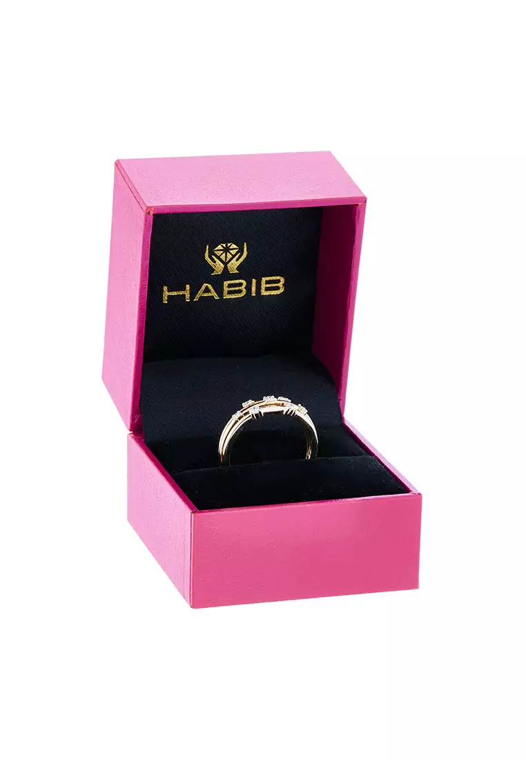 HABIB CHIC | Claw Diamond Ring in 375/9KYellow Gold 261100524(YG)