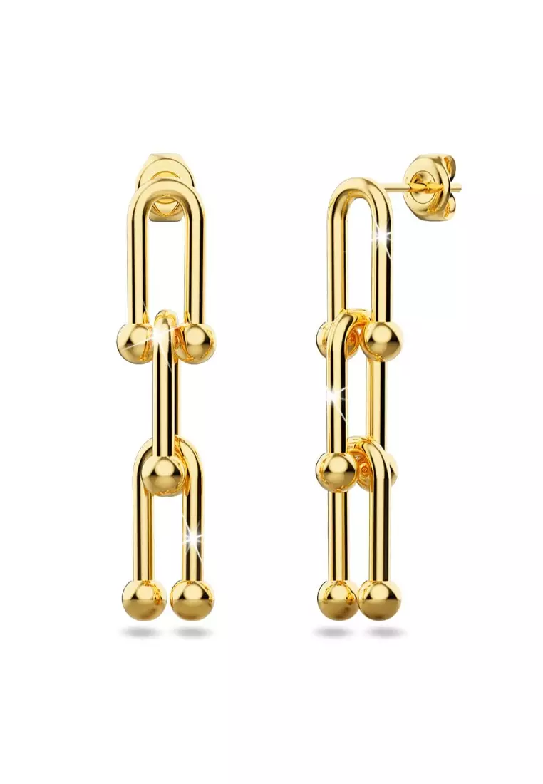 BULLION GOLD Bitsy Gold Dangle Earrings