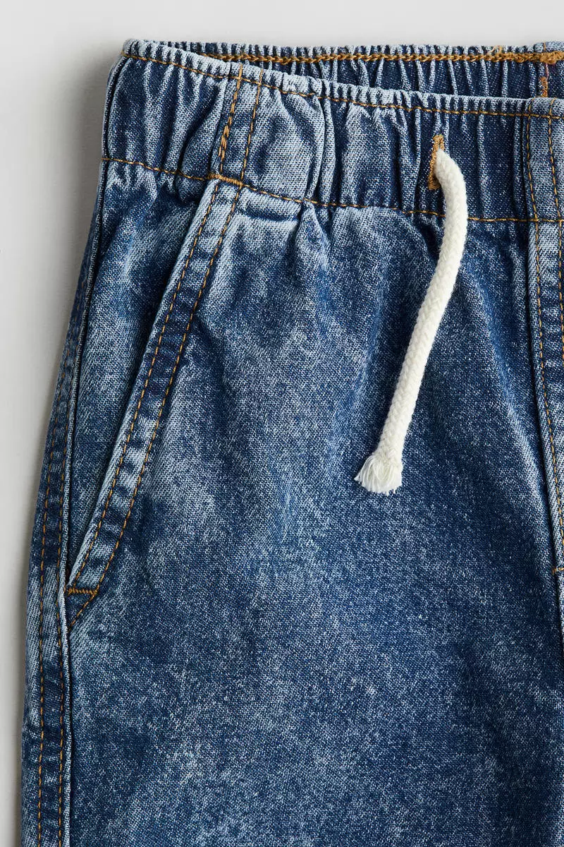 Denim joggers