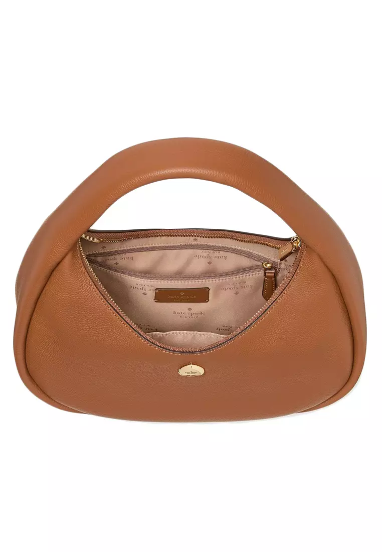 Kayla Crescent Shoulder Bag - Brown