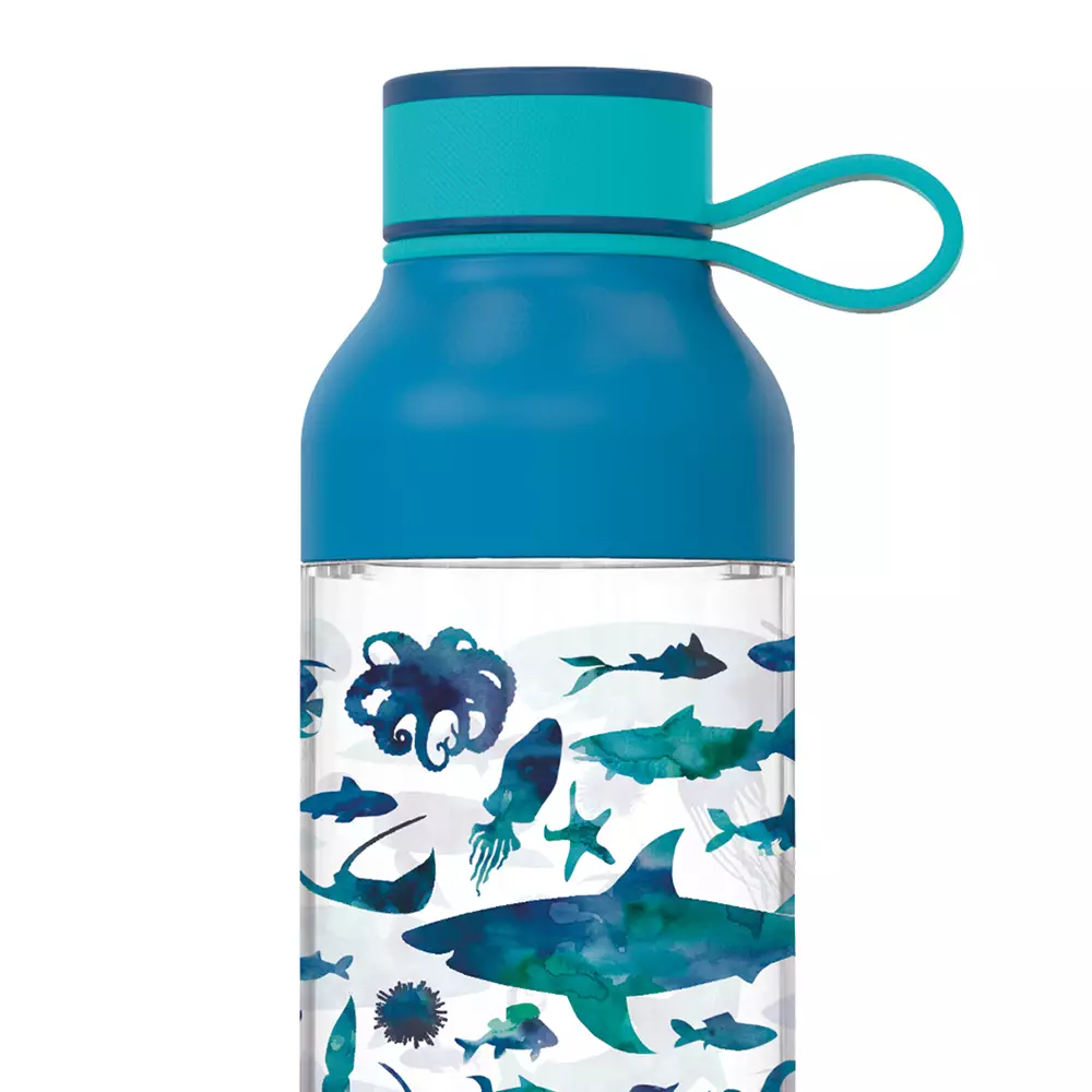 Bundling Set Quokka Sandwich Box & Quokka Ecozen Bottle Ice With Strap Sea Animals 430ml - Tempat Makan - Botol Minum Anak