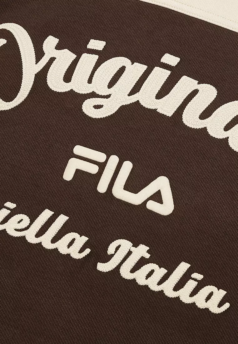 FILA CORE LIFESTYLE ORIGINAL VINTAGE TENNIS CLUB Men Hoodie (Brown)