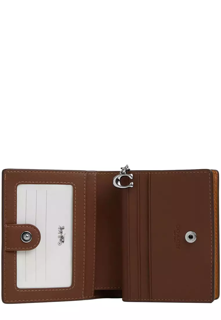 Buy Coach Coach Snap Wallet in Light Saddle C2862 2024 Online | ZALORA  Singapore