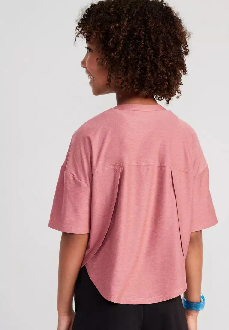 Cloud 94 Soft Go-Dry Cool Cropped T-Shirt For Girls