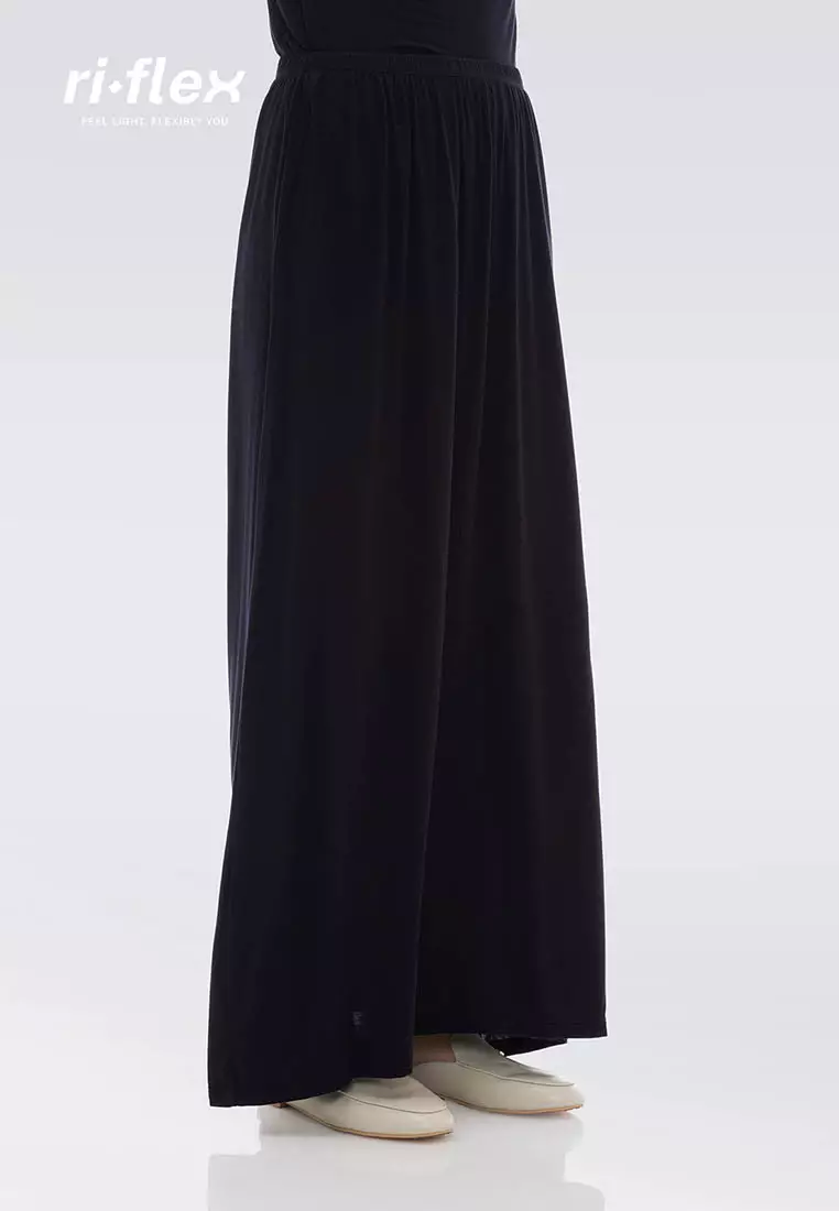 Ria Miranda Black Comfy Skirt