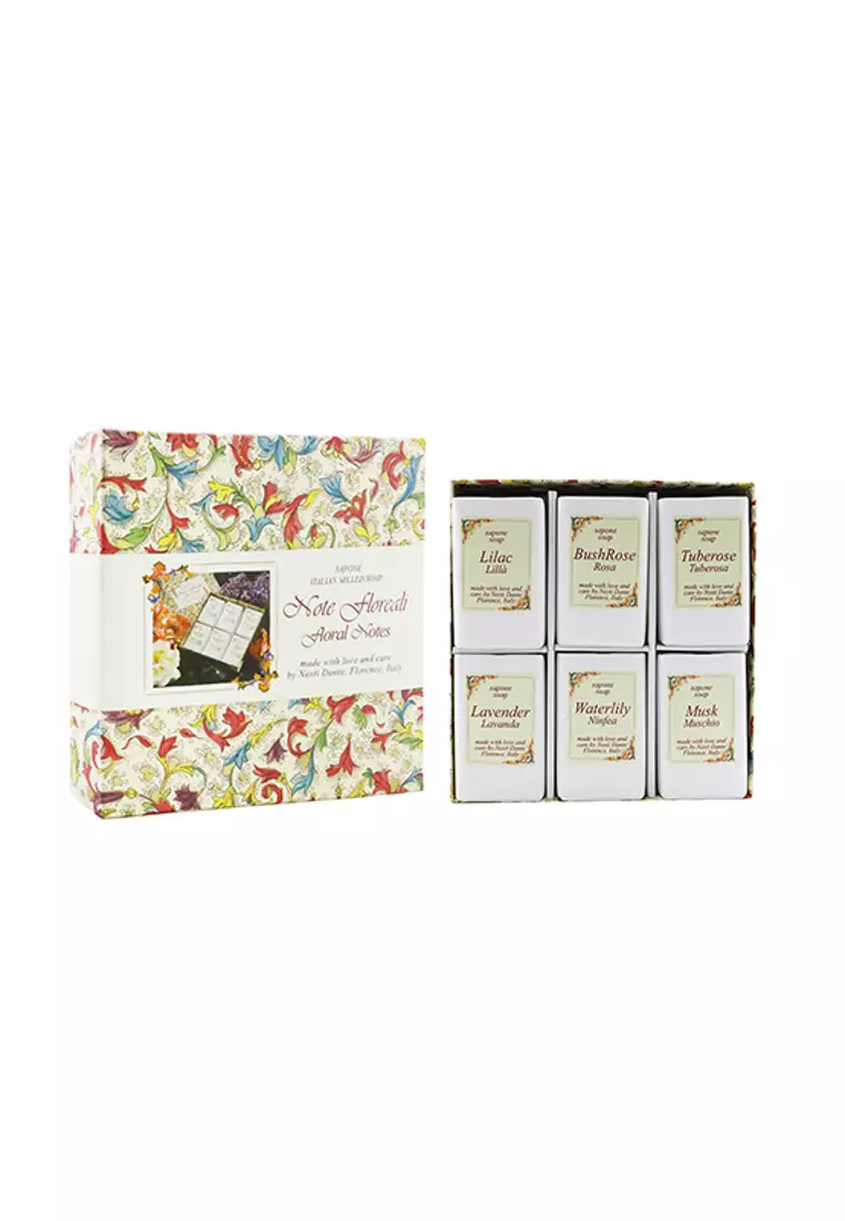 Nesti Dante Nesti Dante Floral Notes Soap Set Lilac Bushrose