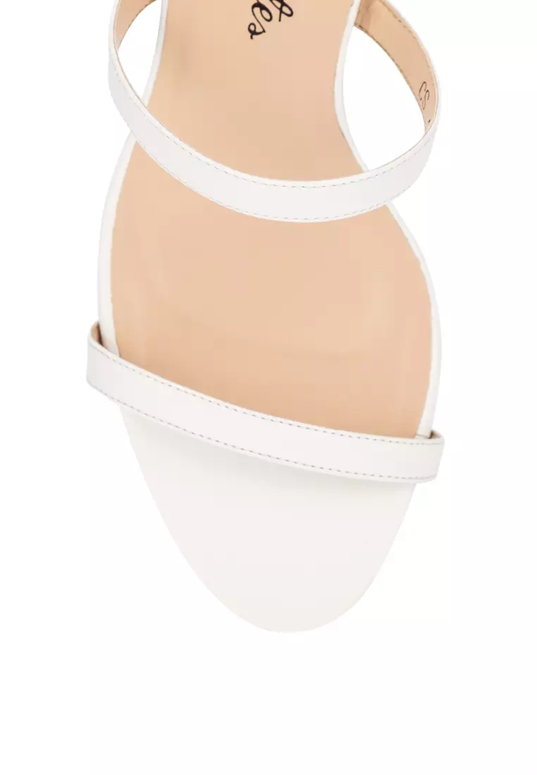 Two-strap Low Heeled Sandals