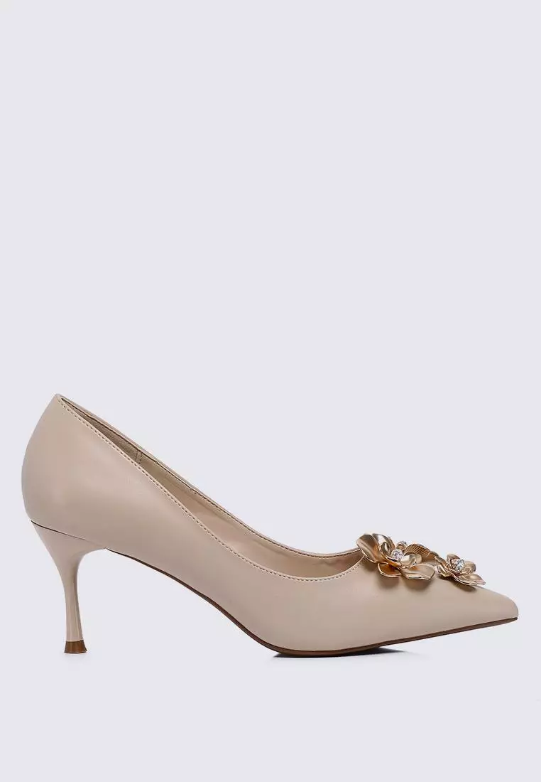 Discount on My Ballerine  shoes - SKU: My Ballerine Camellia Comfy Pumps In Nude