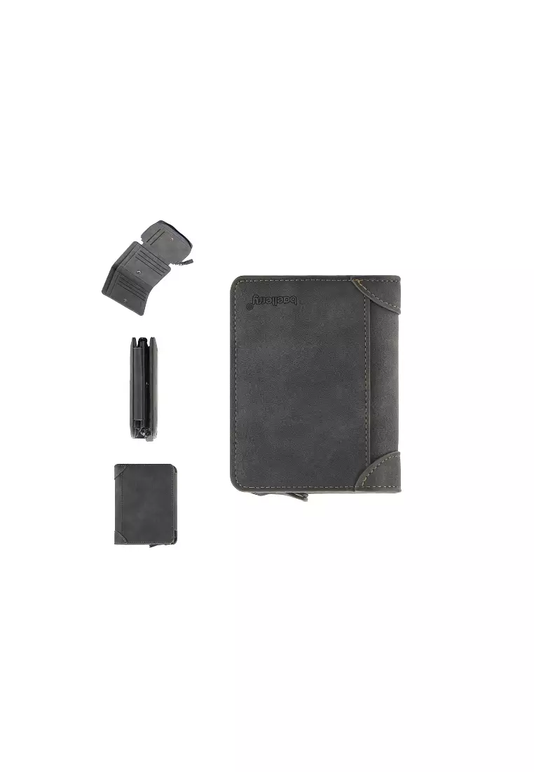 Dompet Pria Bahan Kulit PU Leather Premium BAEOS