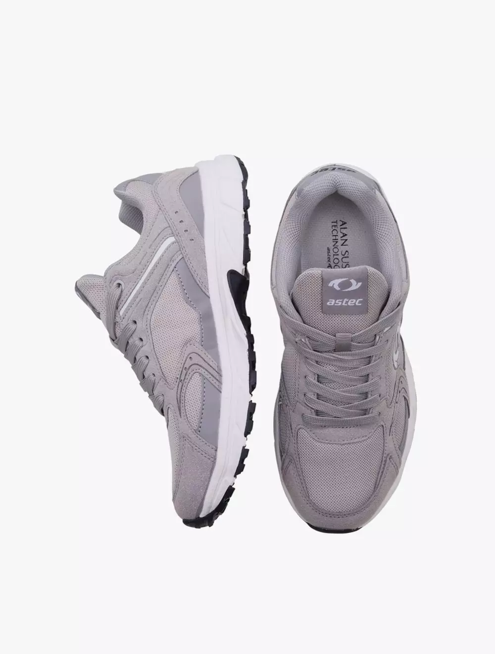 Payless Astec Mens Lucic Running Sneakers - Light Grey_09