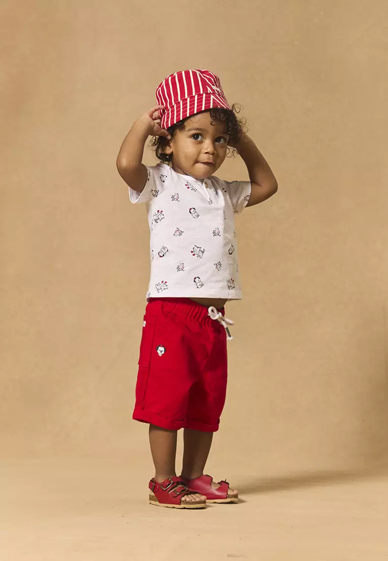 Buy Sergent Major Red Bermuda Online | ZALORA Malaysia