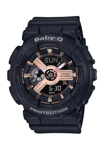 BABY-G black and gold CASIO BABY-G BA-110RG-1A F0876AC789E631GS_1